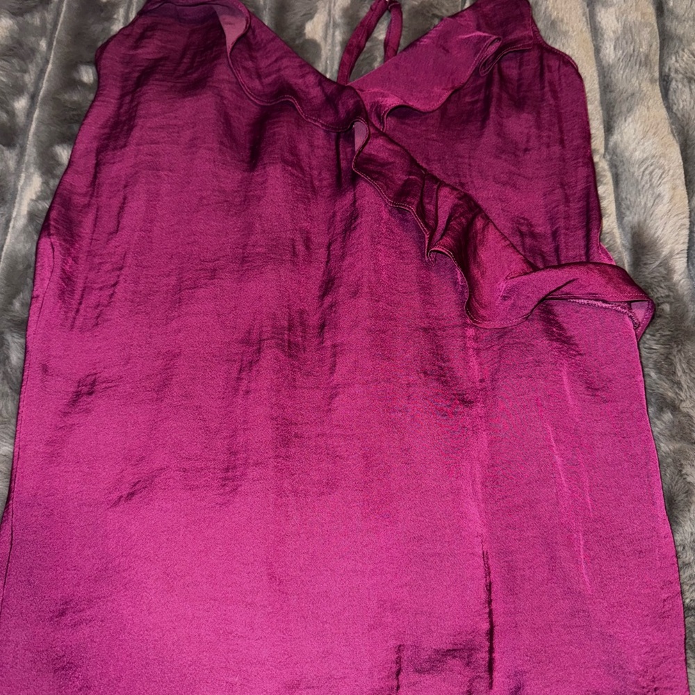 Elegant Burgundy Sleeveless Top